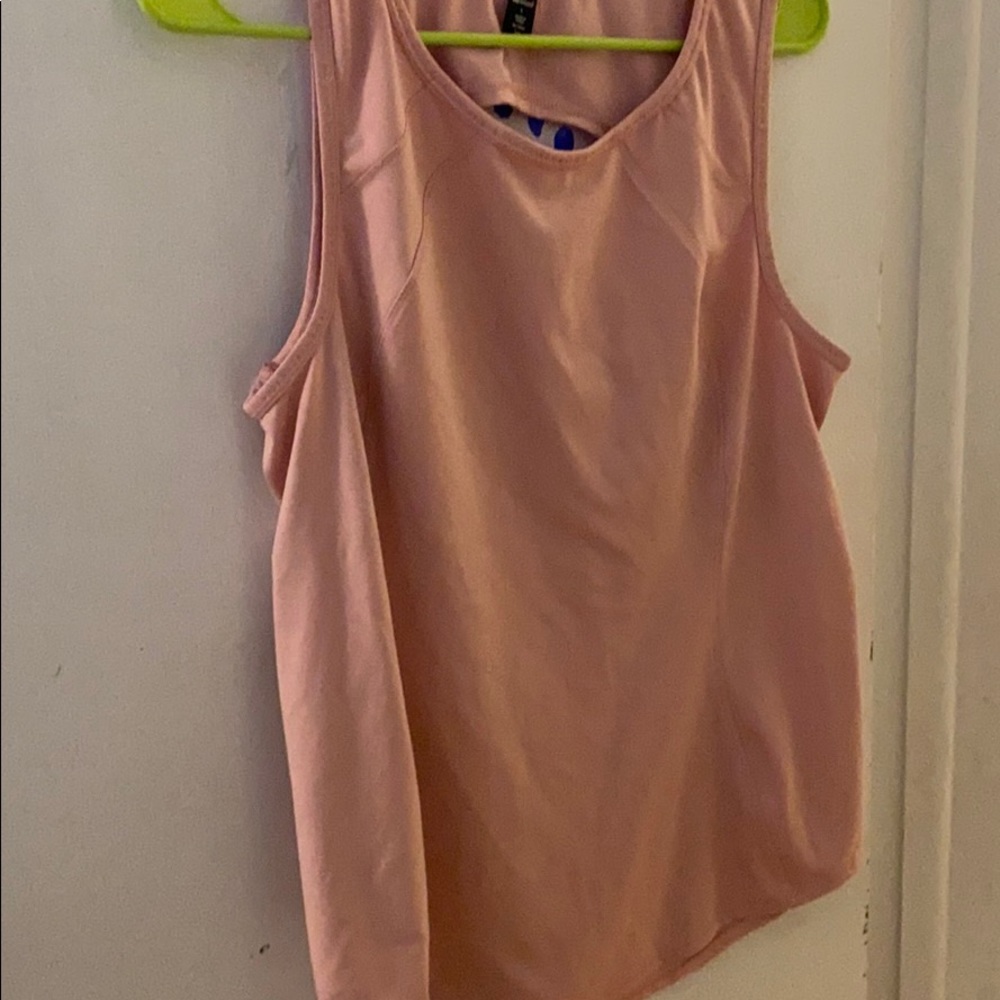 Pink workout top